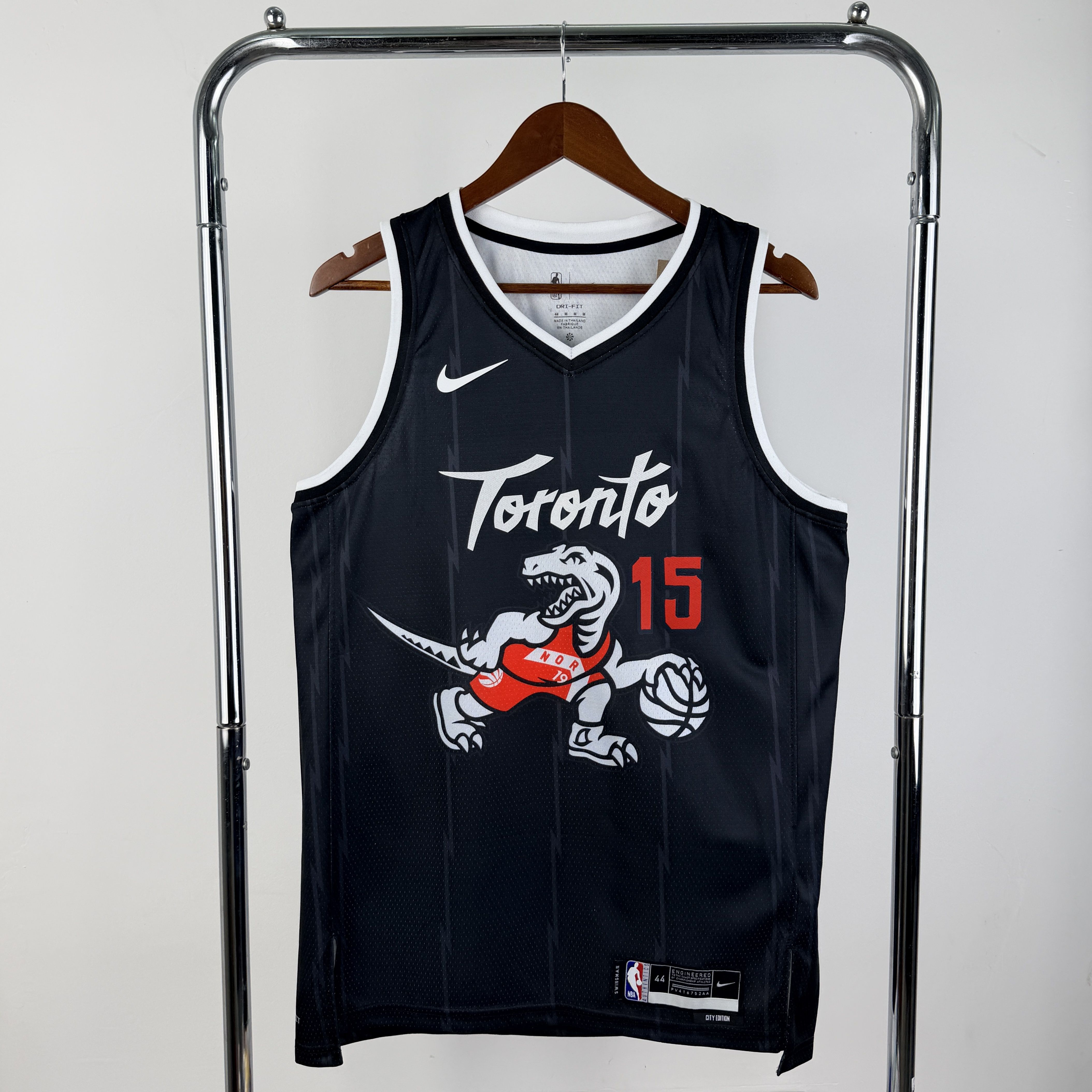Men Toronto Raptors #15 Carter Black City Edition Season 2026 Nike NBA Jersey